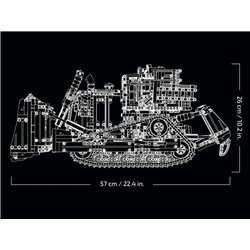 LEGO Technic 42131 Sterowany przez aplikację buldożer Cat® D11