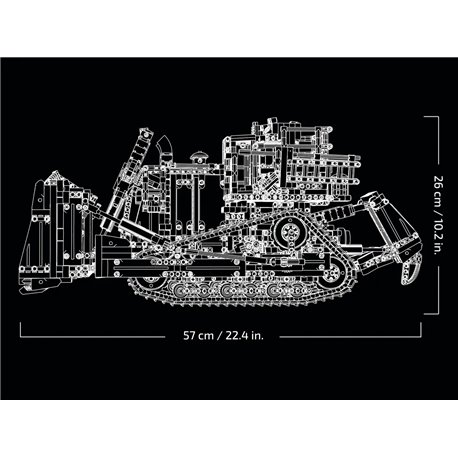 LEGO Technic 42131 Sterowany przez aplikację buldożer Cat® D11