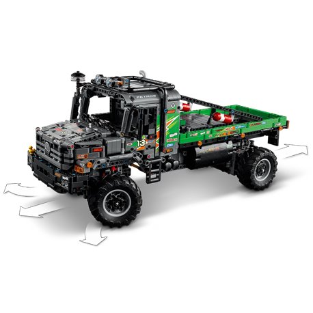 LEGO Technic 42129 Ciężarówka Mercedes-Benz Zetros z napędem na 4 koła