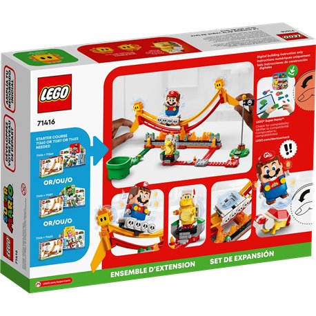 LEGO Super Mario 71416 Przejażdżka po fali lawy - zestaw rozszerzający