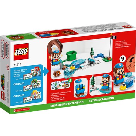 LEGO Super Mario 71415 Mario - lodowy strój i kraina lodu - zestaw rozszerzający