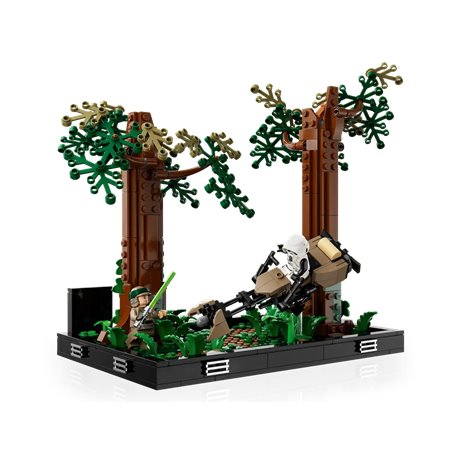 LEGO Star Wars 75353 Diorama: Pościg na ścigaczu przez Endor