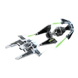 LEGO Star Wars 75348 Mandaloriański myśliwiec Fang Fighter kontra TIE Interceptor