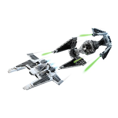 LEGO Star Wars 75348 Mandaloriański myśliwiec Fang Fighter kontra TIE Interceptor