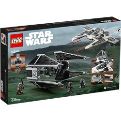 LEGO Star Wars 75348 Mandaloriański myśliwiec Fang Fighter kontra TIE Interceptor