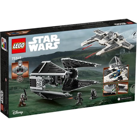 LEGO Star Wars 75348 Mandaloriański myśliwiec Fang Fighter kontra TIE Interceptor