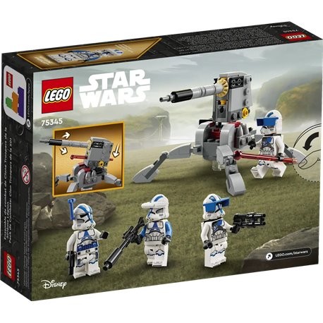 LEGO Star Wars 75345 Zestaw bitewny - żołnierze-klony z 501. legionu