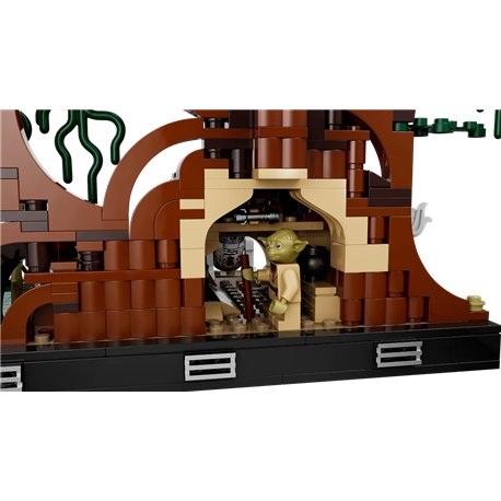 LEGO Star Wars 75330 Diorama: Szkolenie Jedi na Dagobah