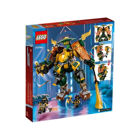 LEGO Ninjago 71794 Drużyna mechów ninja Lloyda i Arina