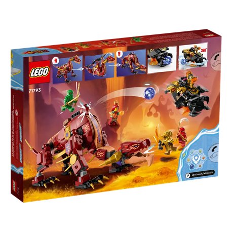 LEGO Ninjago 71793 Lawowy smok zmieniający się w falę ognia