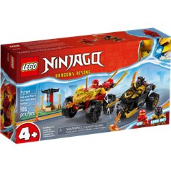 LEGO Ninjago 71789 Bitwa samochodowo-motocyklowa między Kaiem a Rasem