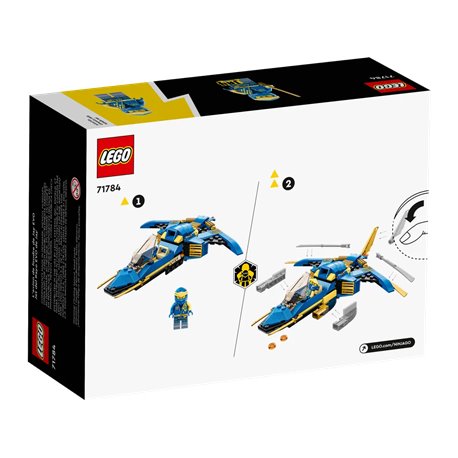 LEGO Ninjago 71784 Odrzutowiec ponaddźwiękowy Jay’a EVO