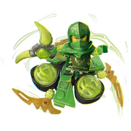 LEGO Ninjago 71779 Smocza moc Lloyda - obrót spinjitzu