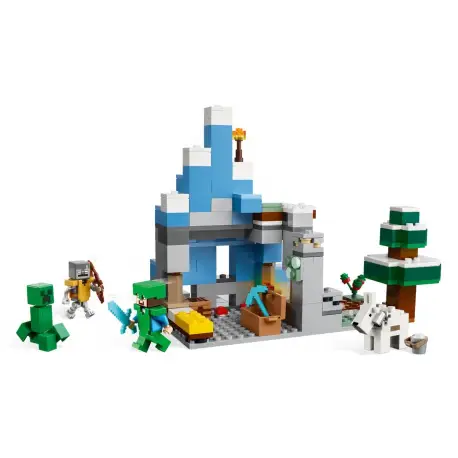 LEGO Minecraft 21243 Ośnieżone szczyty