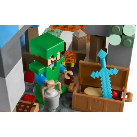 LEGO Minecraft 21243 Ośnieżone szczyty