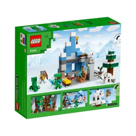 LEGO Minecraft 21243 Ośnieżone szczyty