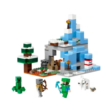 LEGO Minecraft 21243 Ośnieżone szczyty