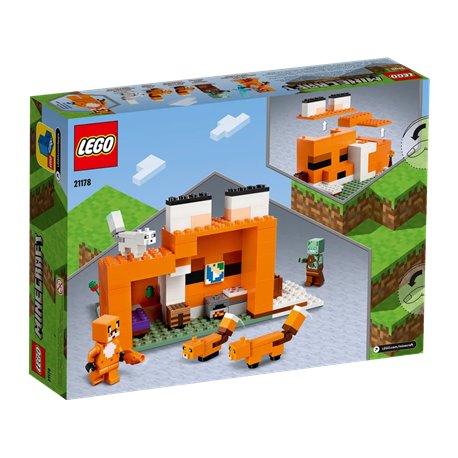 LEGO Minecraft 21178 Siedlisko lisów