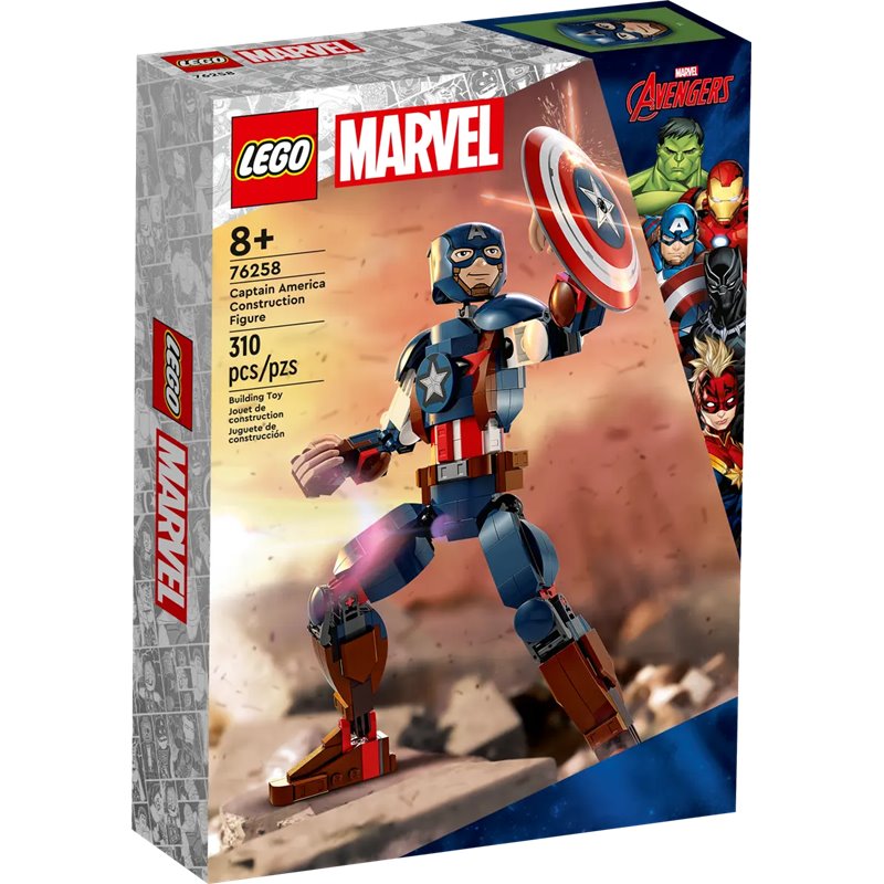 LEGO Marvel 76258 Figurka Kapitana Ameryki