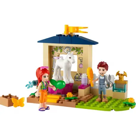 LEGO Friends 41696 Kąpiel dla kucyków w stajni