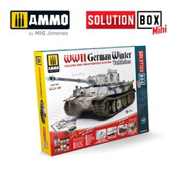 Ammo by Mig: Solution Box Mini 17 - WWII German Winter Vehicles - Colors and Weathering System