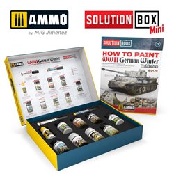 Ammo by Mig: Solution Box Mini 17 - WWII German Winter Vehicles - Colors and Weathering System