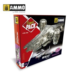 Ammo by Mig: Super Pack - Metallics Solution Set