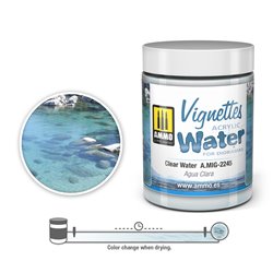 Ammo by Mig: Acrylic Water - Vignettes - Clear Water (100 ml)