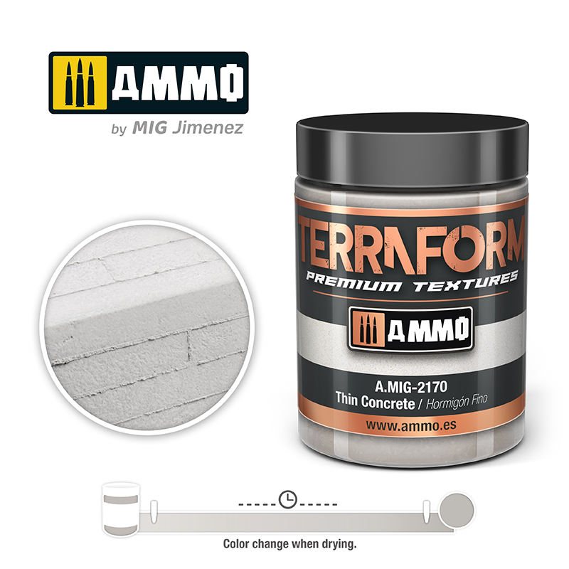 Ammo by Mig: Terraform Premium Textures - Thin Concrete (100 ml)