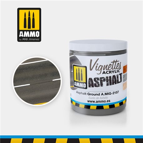 Ammo by Mig: Acrylic Mud - Vignettes - Asphalt Ground (100 ml)