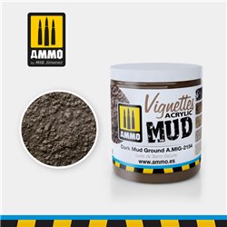 Ammo by Mig: Acrylic Mud - Vignettes - Dark Mud Ground (100 ml)