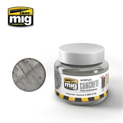 Ammo by Mig: Acrylic Mud for Dioramas - Concrete Texture (250 ml)