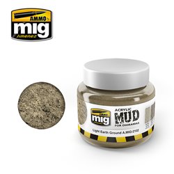 Ammo by Mig: Acrylic Mud for Dioramas - Light Earth Ground (250 ml)