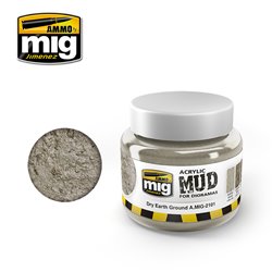 Ammo by Mig: Acrylic Mud for Dioramas - Dry Earth Ground (250 ml)