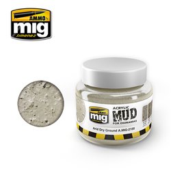 Ammo by Mig: Acrylic Mud for Dioramas - Arid Dry Ground (250 ml)
