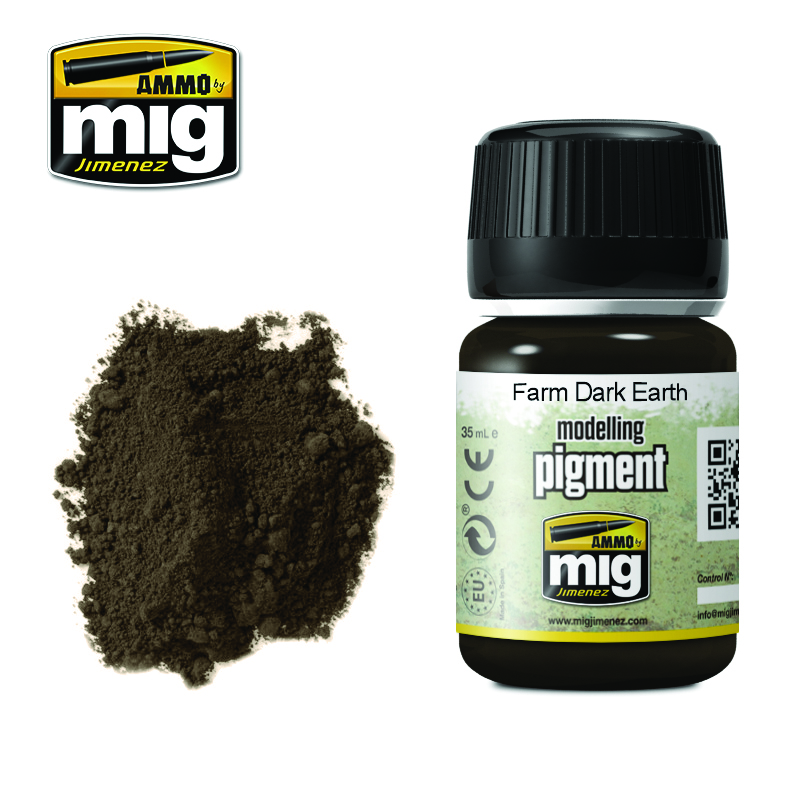 Ammo by Mig: Modelling Pigment - Farm Dark Earth (35 ml)
