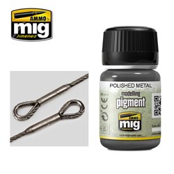 Ammo by Mig: Modelling Pigment - Polished Metal (35 ml)