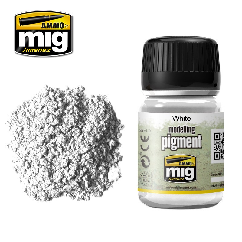 Ammo by Mig: Modelling Pigment - White (35 ml)