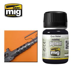 Ammo by Mig: Modelling Pigment - Gun Metal (35 ml)