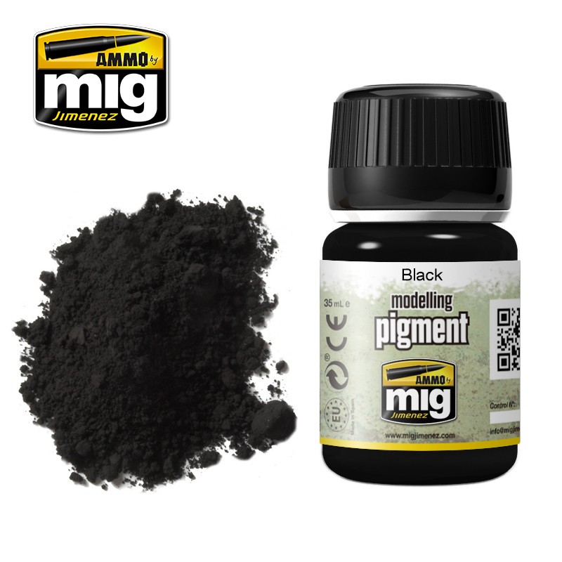 Ammo by Mig: Modelling Pigment - Black (35 ml)