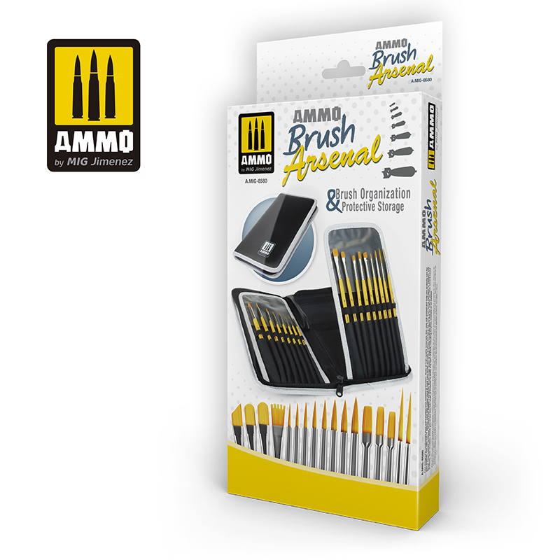 Ammo by Mig: Brush Arsenal - Brush Organization & Protective Storage