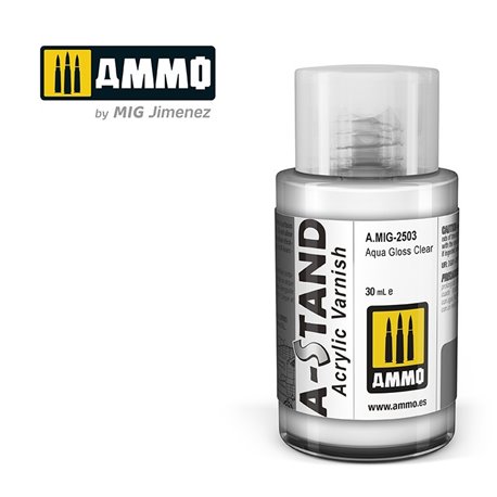 Ammo by Mig: A-Stand Acrylic Varnish - Aqua Gloss Clear (30 ml)