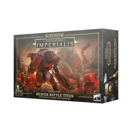 Warhammer Horus Heresy Legions Imperialis: Reaver Titan with Melta Cannon & Chainfist