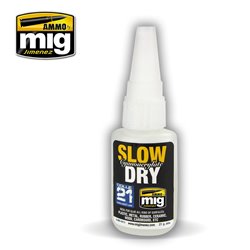 Ammo by Mig: Slow Dry Cyanoacrylate (21 g)