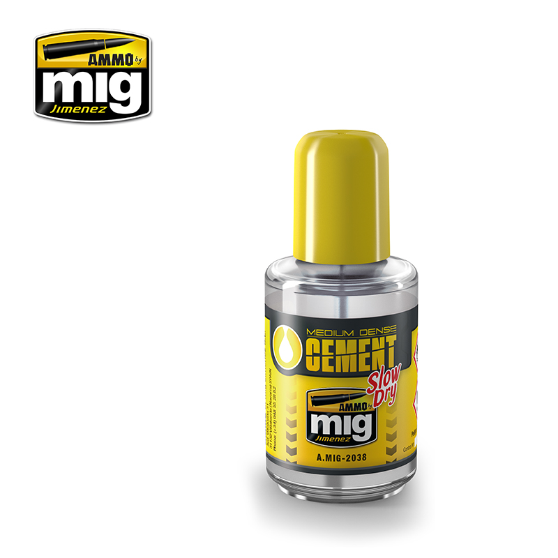Ammo by Mig: Medium Dense Cement - Slow Dry (30 ml)
