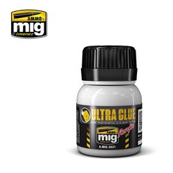 Ammo by Mig: Ultra Glue for Photo-etch & Clear Parts - Acrylic Waterbase Glue (40 ml)