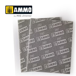 Ammo by Mig: Sanding Sponge Sheet - 280 (2)