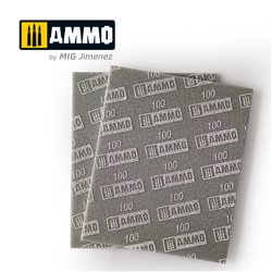 Ammo by Mig: Sanding Sponge Sheet - 100 (2)