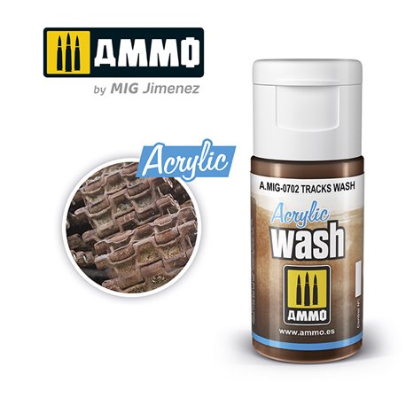 Ammo by Mig: Acrylic Wash - Tracks Wash