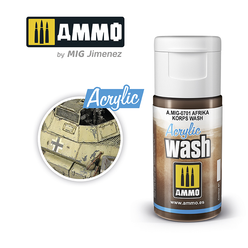 Ammo by Mig: Acrylic Wash - Afrika Korps Wash